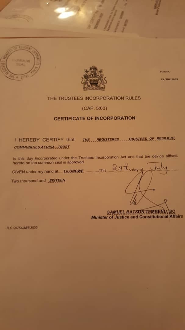 Certificate of Incorporation
